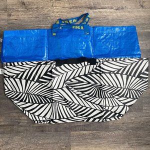 NEW IKEA LRG SLUKIS & FRAKTA Bag (2) Set